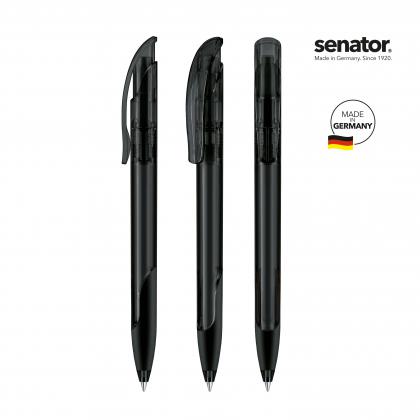 senator® Challenger Clear with Soft Grip push ball pen