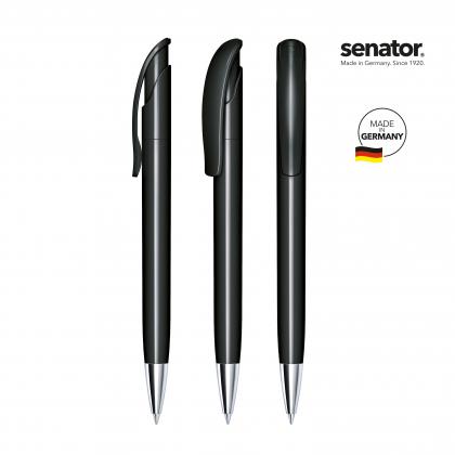 senator® Challenger Polished with metal tip push ball pen