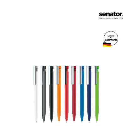 senator® Liberty Soft Touch with metal clip push ball pen