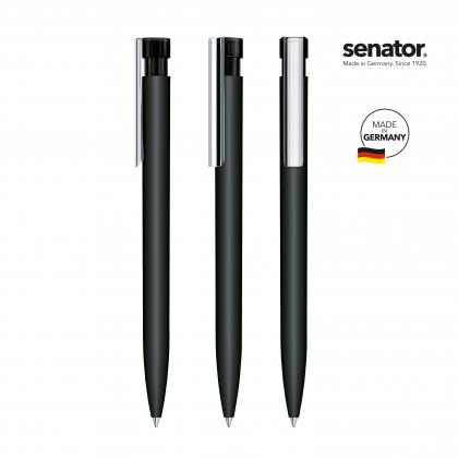 senator® Liberty Soft Touch with metal clip push ball pen