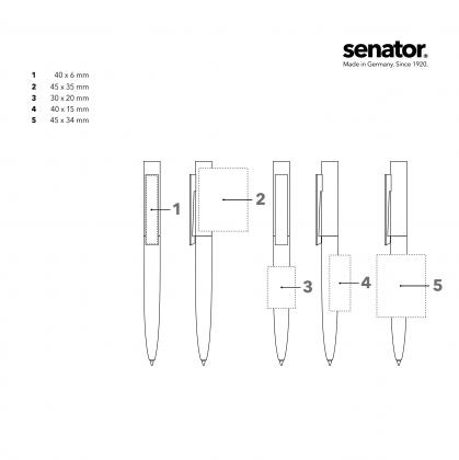 senator® Headliner Clear Basic twist ball pen