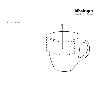 Kossinger® Sophia Large porcelain mug