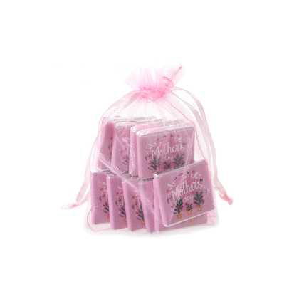 MOTHER'S DAY ORGANZA GIFT BAGS WITH CHOCOLATES OR SWEETS, ECO-friendly