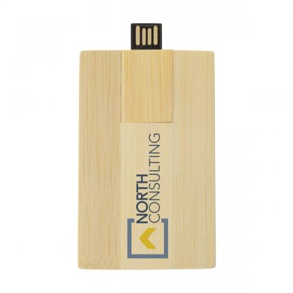 CreditCard USB Bamboo 8 GB
