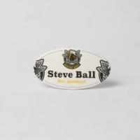 Always Recycled Essential Name Badge - Oval - Safety Pin