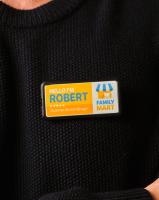 Always Recycled Select Name Badge - Rectangle - Magnet back