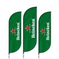 Bat Fan S Advertising Golf Flag 70 X 300 Cm With Ground Spike