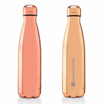 Oasis copper insulated electroplate thermal, insulated stainless steel bottle - 500ml