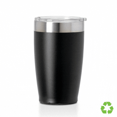 Jumbo Oyster recycled stainless steel cup 500ml
