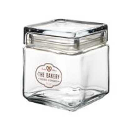 Biscuit Glass Jar (1 Litre)