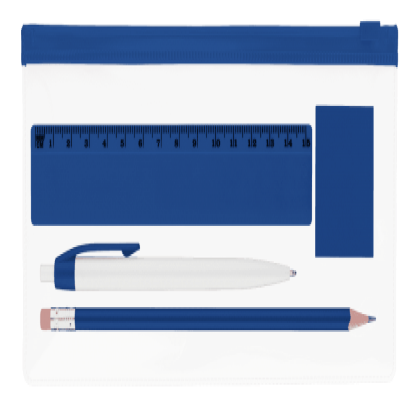 Transparent Pencil Case Kit