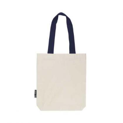 Neutral Fairtrade Organic Twill Bag with Contrast Handles