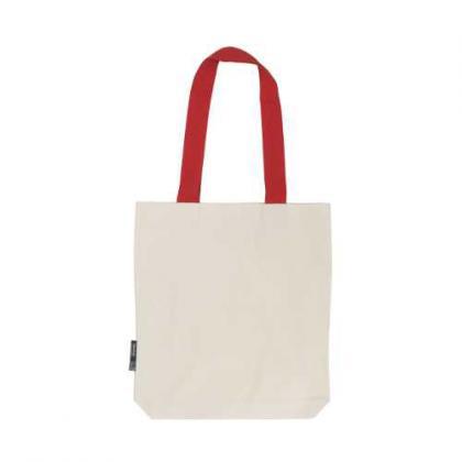 Neutral Fairtrade Organic Twill Bag with Contrast Handles