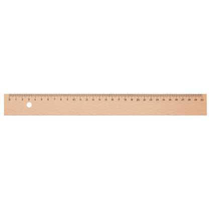 Green & Good Wooden Ruler 30cm - Sustainable