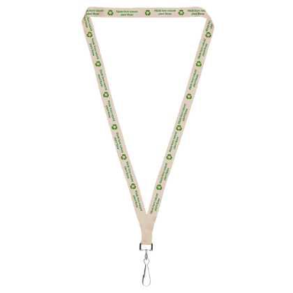 Green & Good Plant Fibre Deluxe Lanyard 15mm - Sustainable
