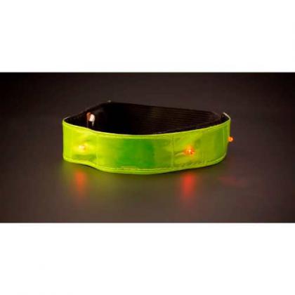 Reflective strap with lights