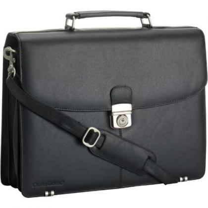 Charles DickensÂ® leather briefcase