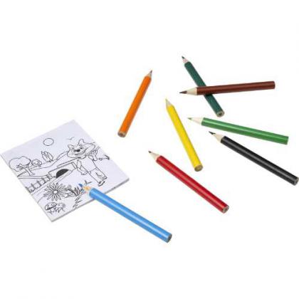 Pencils andÂ colouring sheets