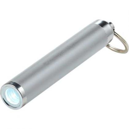 LED flashlight with key ring