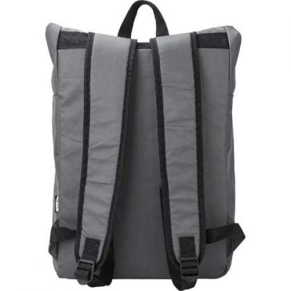 RPET roll top backpack
