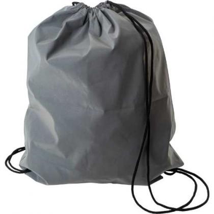 Synthetic fibre (190D) reflective drawstring backpack