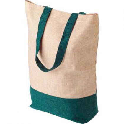 Imitation linen shopping bag