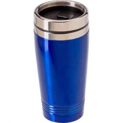 Stainless steel double walled drinking mug (450ml)