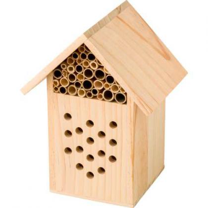 Wooden bee house