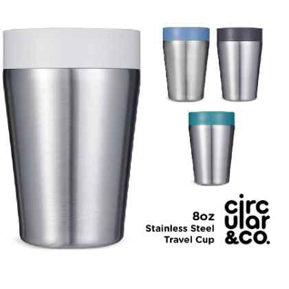 Circular & Co 8oz Stainless Steel Cup.