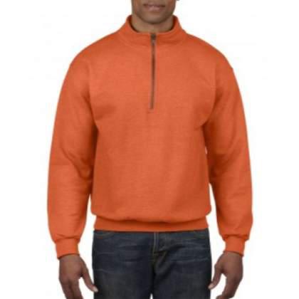 GD61 1/2 Zip Heavy Blend Collar Sweatshirt