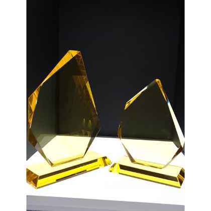 Large Gold Trophy Prism