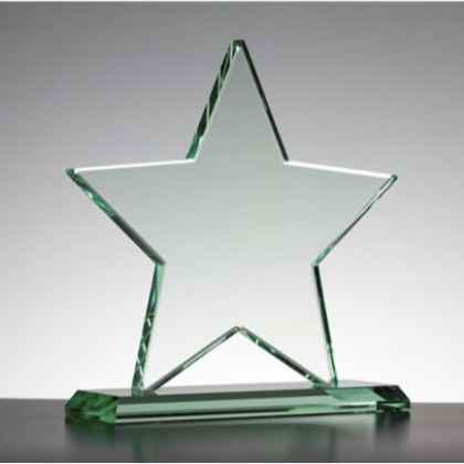 Small Jade Green Star on Base Award