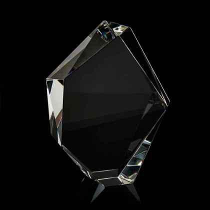 Medium Optical Crystal Ice Cut Award