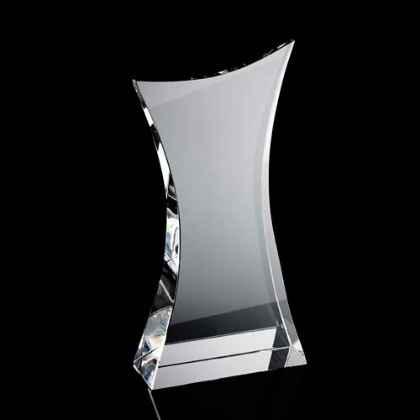 Small Crystal Curved Waist Award