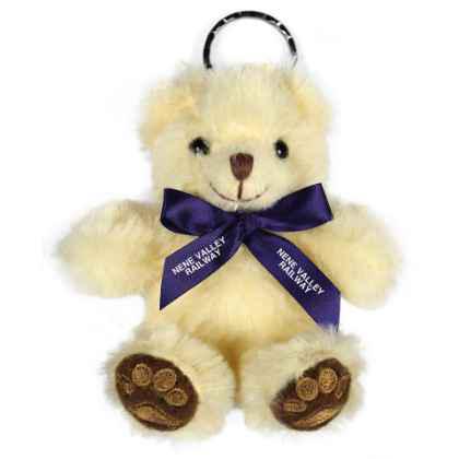 Chester Bear Keyring With Bow