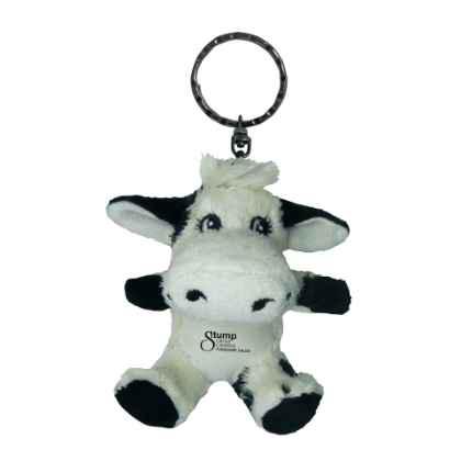 Soft Toy Cow Keyring