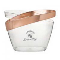 Copper Banded Champagne Bucket (30cm)