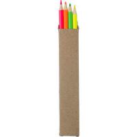 Coloured highlighter pencil set (4pc)