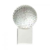 50mm Two Piece Golf Ball Trophy on Clear Base