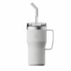 Tahoe recycled cup with handle and straw - 590ml