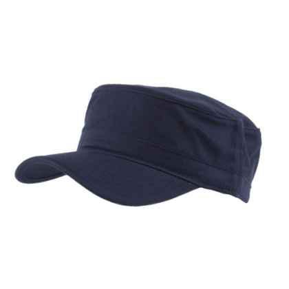 Soft feel 100% Cotton Military Cap with Velcro adjuster