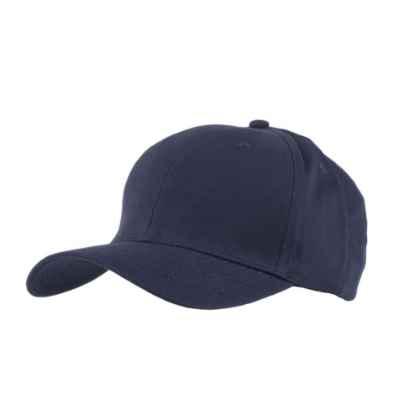 100% Brushed cotton 6 Panel Childs cap with Velcro adjuster