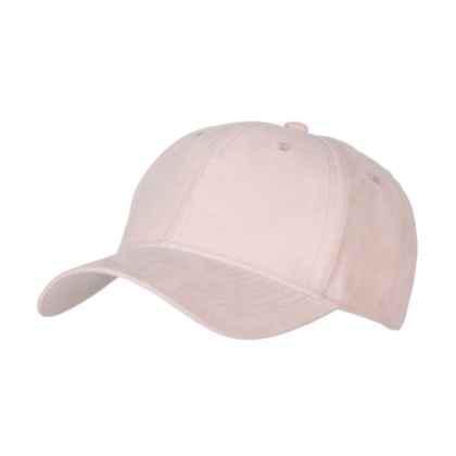 100% Polyester Faux Suede 6 Panel Cap with Buckle Adjuster