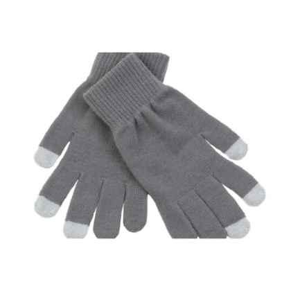Acrylic/Spandex Knitted Smartphone Gloves with active touch fingertips