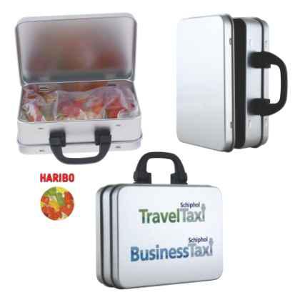 Suitcase tin with Haribo gold bears