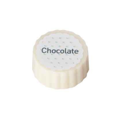 Logo bonbon, white chocolate