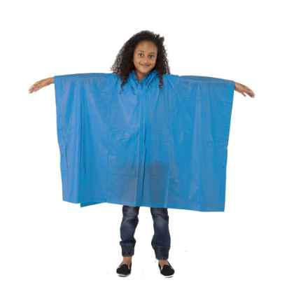 Child Waterproof Rain Poncho With Hood – (suit 6-10yrs)