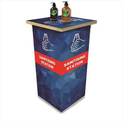 Indoor Hand Sanitiser Unit (Recycled Honeycomb Board)