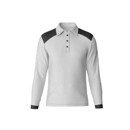 Long Sleeve Reflex Polo Shirt
