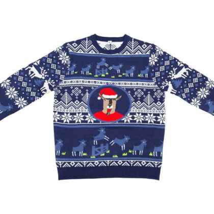 Christmas and winter jumpers recycled material